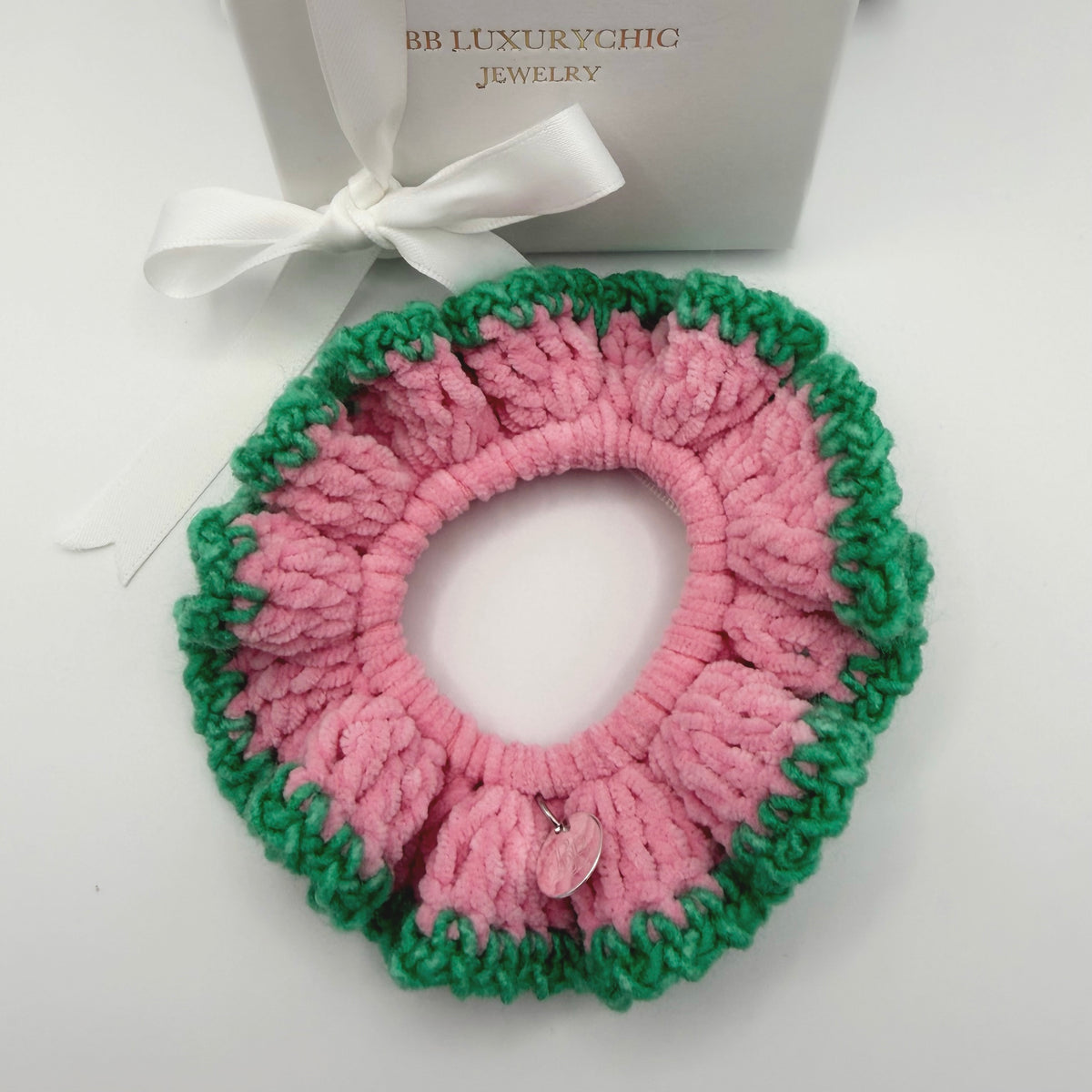 ERDBEER WALDMEISTER SCRUNCHIE - Samtweiches Haargummi in Candyfarben