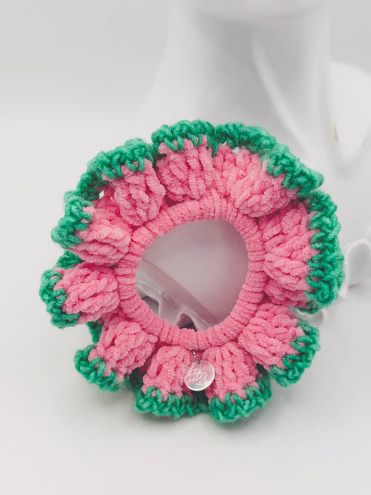 ERDBEER WALDMEISTER SCRUNCHIE - Samtweiches Haargummi in Candyfarben