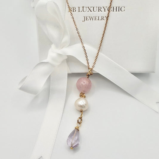 FLIEDERZAUBER HALSKETTE - Edelstein- und Perlenschmuck