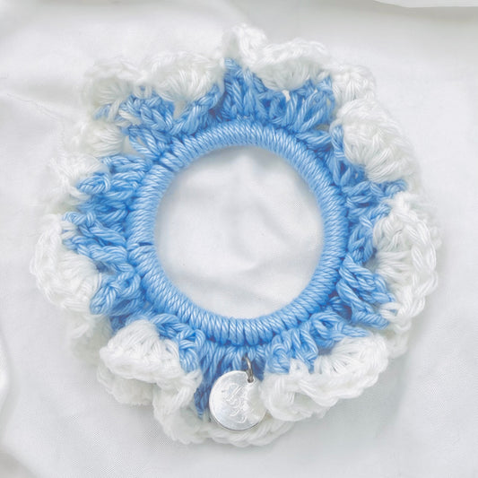 WÖLKCHEN SCRUNCHIE - Unikat-Haarschmuck als Mitbringsel