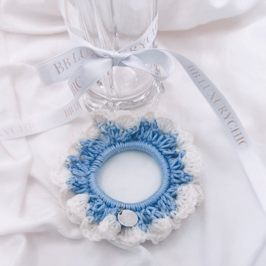 WÖLKCHEN SCRUNCHIE - Unikat-Haarschmuck als Mitbringsel